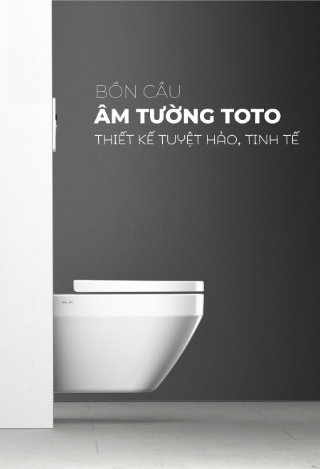 Bon cau am tuong TOTO