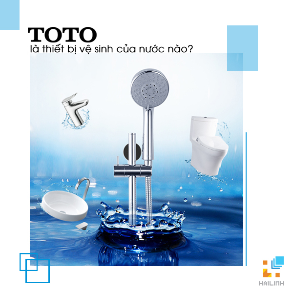 thiết bị vệ sinh TOTO là của nước nào