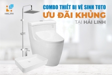 Combo thiết bị vệ sinh TOTO ƯU ĐÃI KHỦNG tại Hải Linh