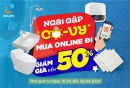 Giảm giá tới 50% khi mua Online - Phòng trừ COVID