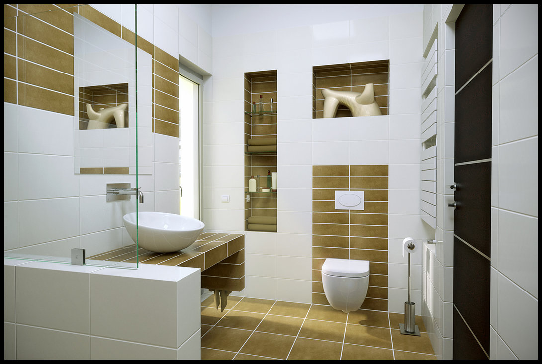 phòng tắm sang trọng với bộ thiết bị vệ sinh toto