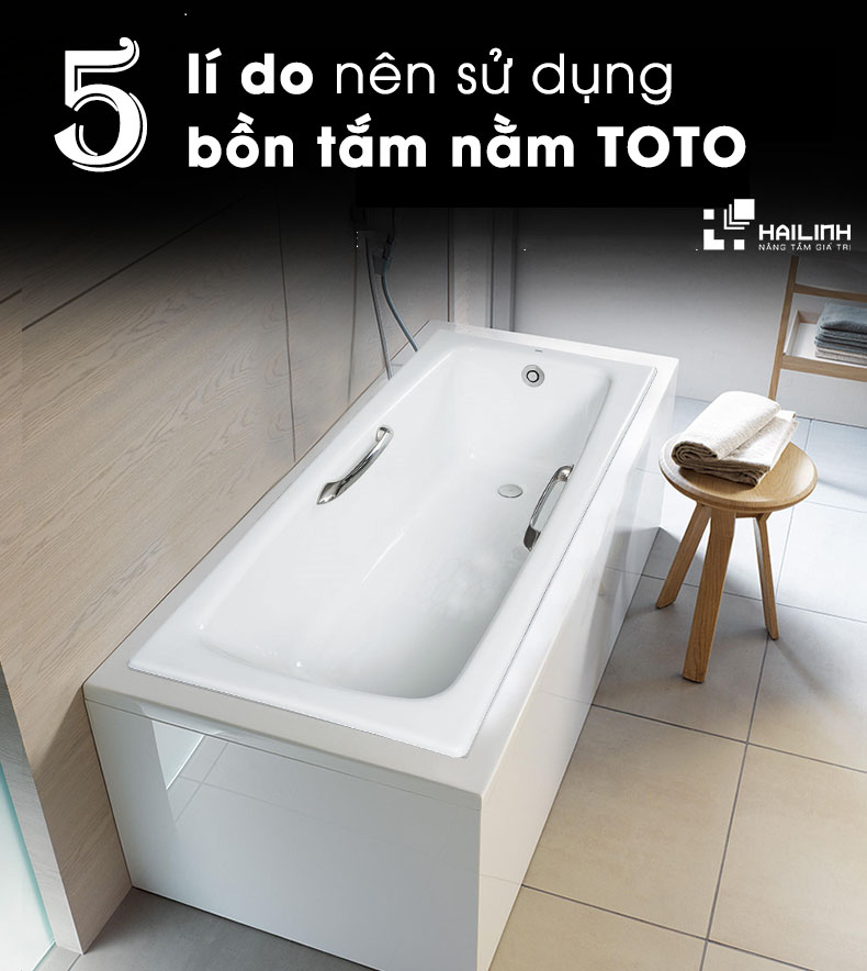 5 lý do nên sử dụng bồn tắm nằm