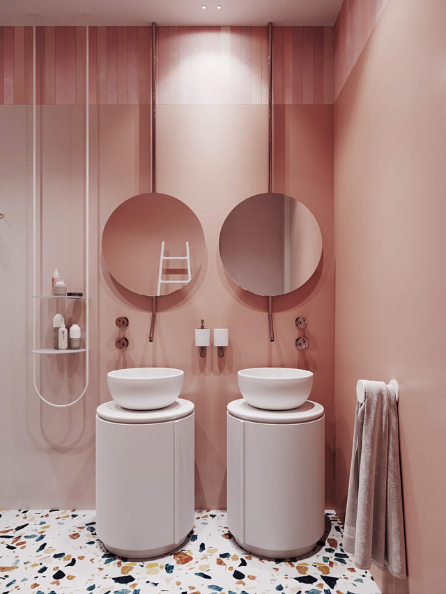 7 chủ đề màu sắc trong phòng tắm tạo cá tính cho gia chủ