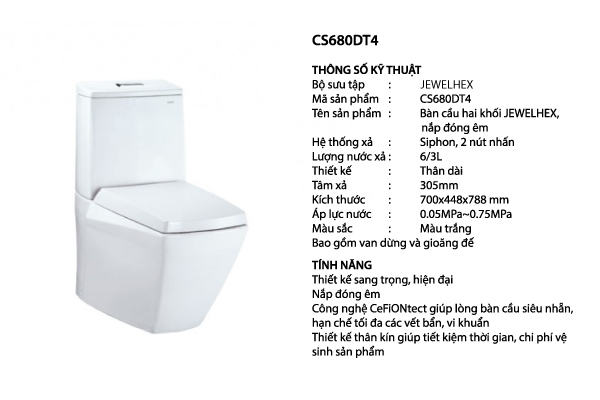 bon-cau-toto-cs680dt4 Bồn cầu TOTO