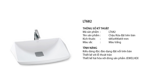 chau-rua-toto-lt682 chậu rửa toto