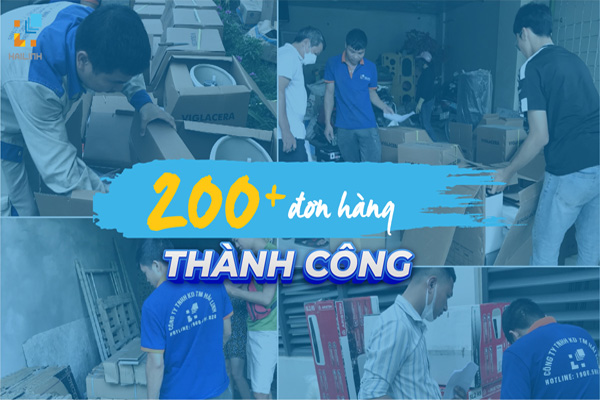 200 don hang thanh cong