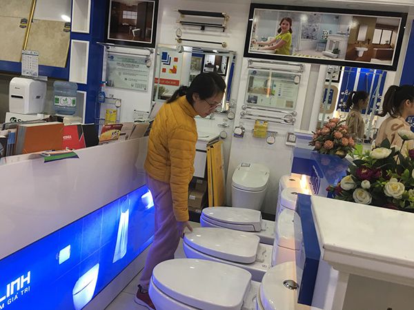 địa chỉ mua bồn cầu 2 nút xả