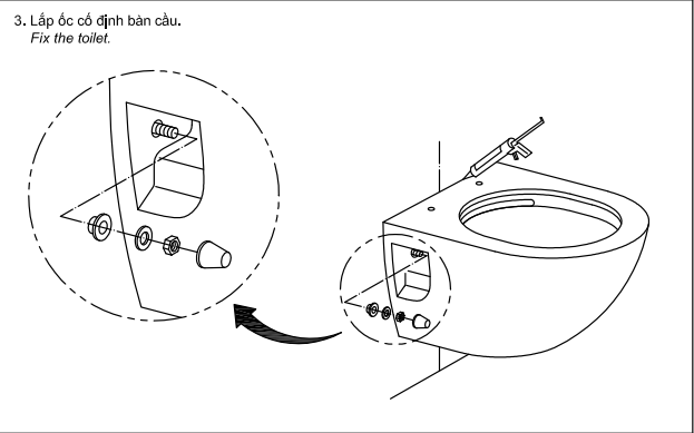 cách lắp đặt bồn cầu treo tường toto 3