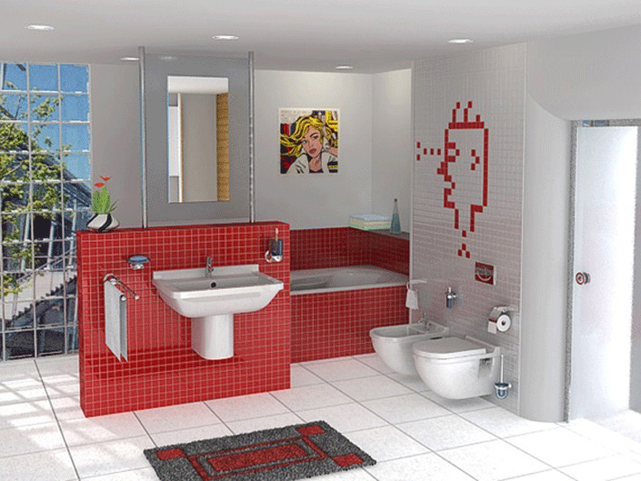 khong-gian-dep-voi-chau-rua-chan-lung-toto-lht236c bồn cầu TOTO