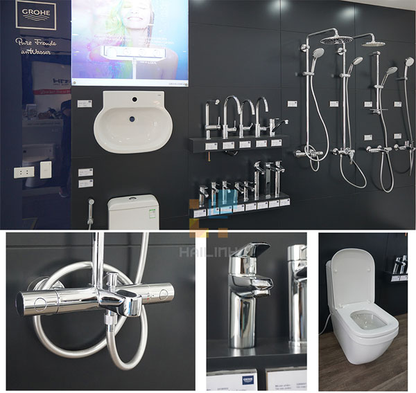 Khu trai nghiem thiet bi ve sinh Hai Linh Ha Dong