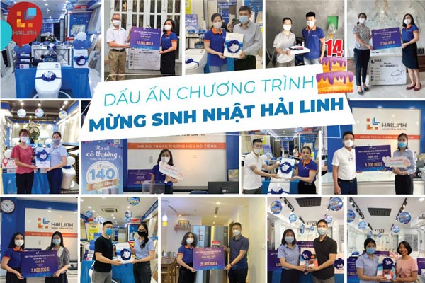 Khep lai chuong trinh khuyen mai mung sinh nhat 14 nam Hai Linh