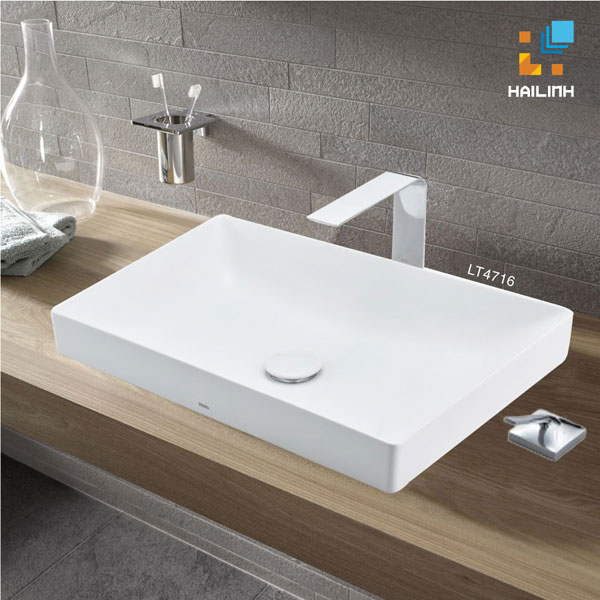 Bộ chậu rửa LT4716 và vòi chậu TLP02304B