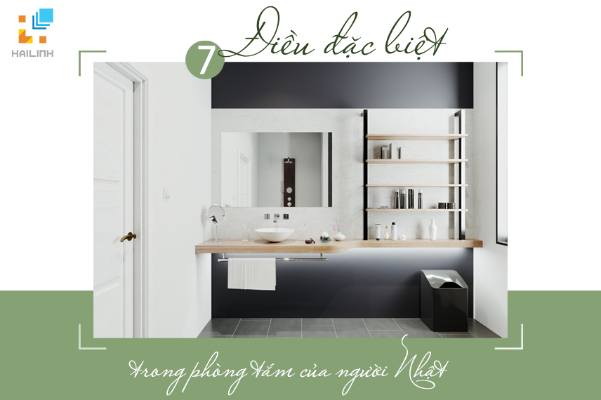 những điều đặt biệt trong nhà tắm kiểu nhật