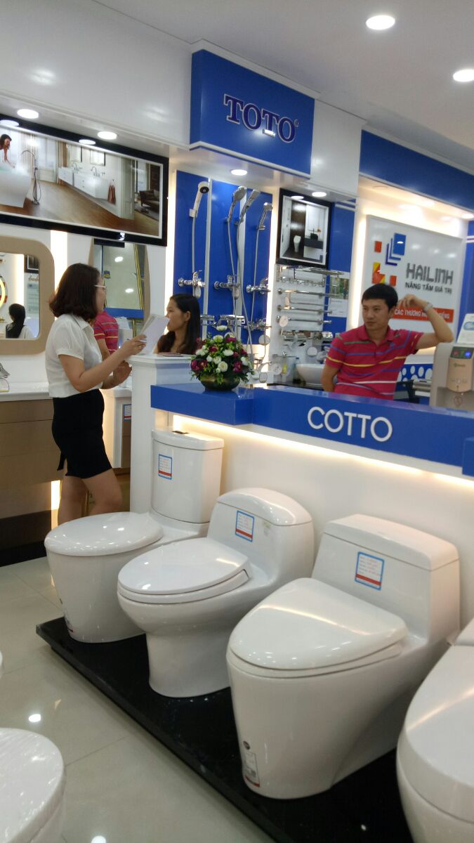 thiết bị vệ sinh toto chính hãng