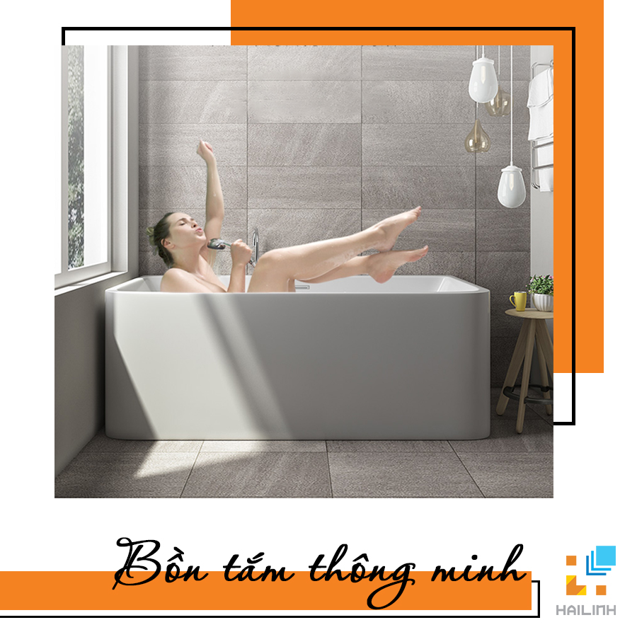 sử dụng bồn tắm thông minh