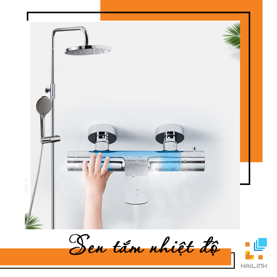 sử dụng sen tắm thông minh