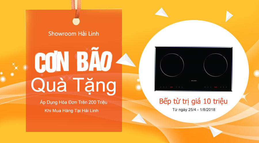 khuyến mãi tặng bếp từ
