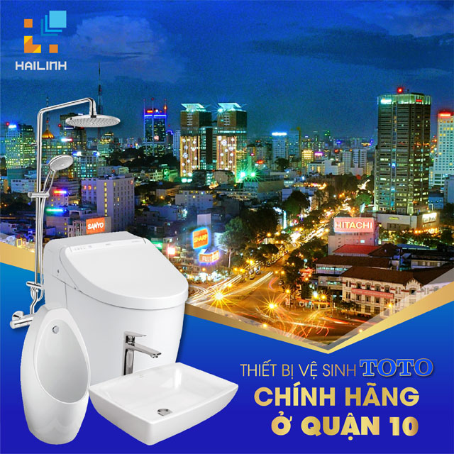 Địa chỉ mua thiết bị vệ sinh TOTO Quận 10 chính hãng