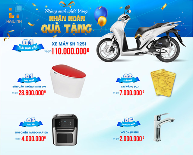 tung-bung-mua-sam-thang-sinh-nhat-hai-linh-7 Chương trình vẫn tiếp diễn đến hết tháng 5 với thật nhiều phần quà hấp dẫn đang chờ đón bạn