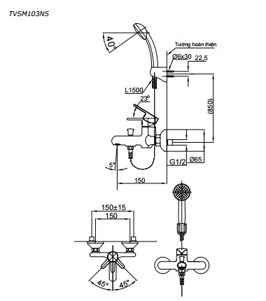 Sen tam nong lanh TVSM103NS