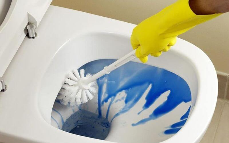 Chuẩn Bị Dụng Cụ Trước Khi Vệ Sinh Bồn Cầu